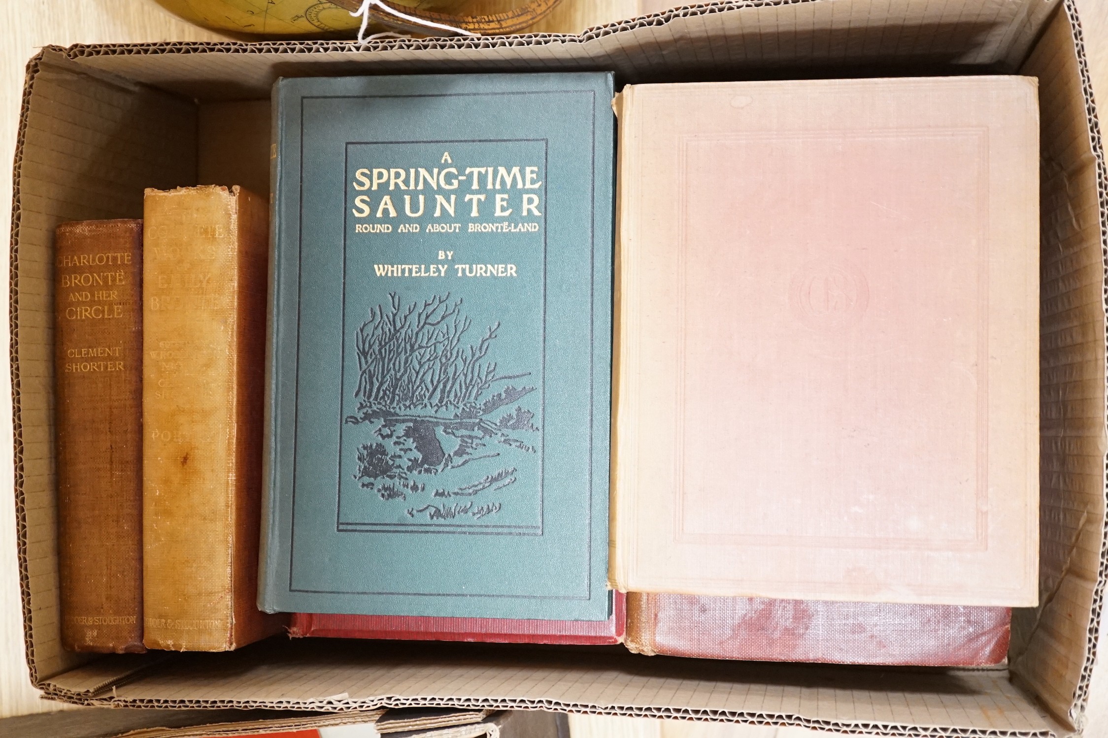 Lawrence, T.E. - Seven Pillars of Wisdom: a triumph. 1st trade edition. 4 folded maps (outline colour), num. plates (mostly ports), text illus; publisher's gilt buckram, roy. 8vo. 1935; sold with some books of Bronte int